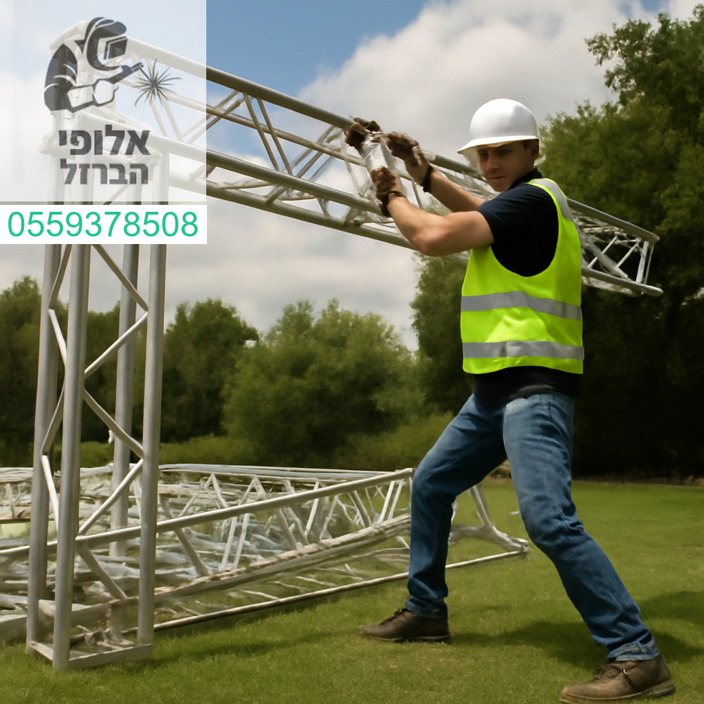 פירוק מקצועי של קונסטרוקציית אלומיניום בביצוע מדויק ובטיחותי