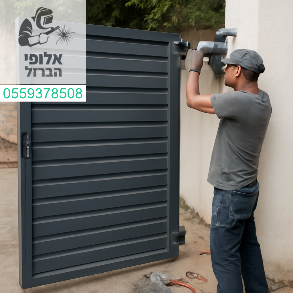 פירוק מקצועי ומדויק של שער אלומיניום בעבודת מומחים איכותית
