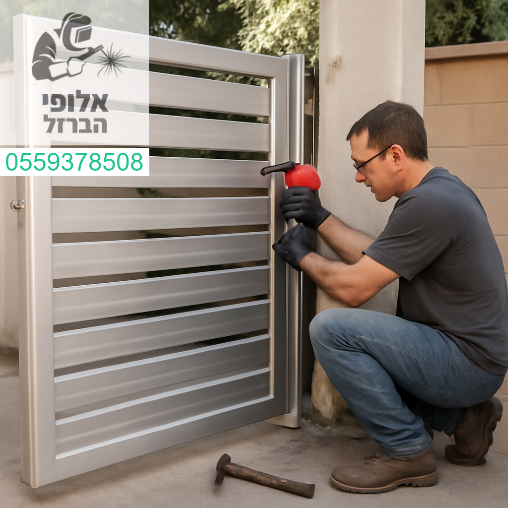 פירוק מקצועי של שער אלומיניום בדיוק מרבי וללא פשרות