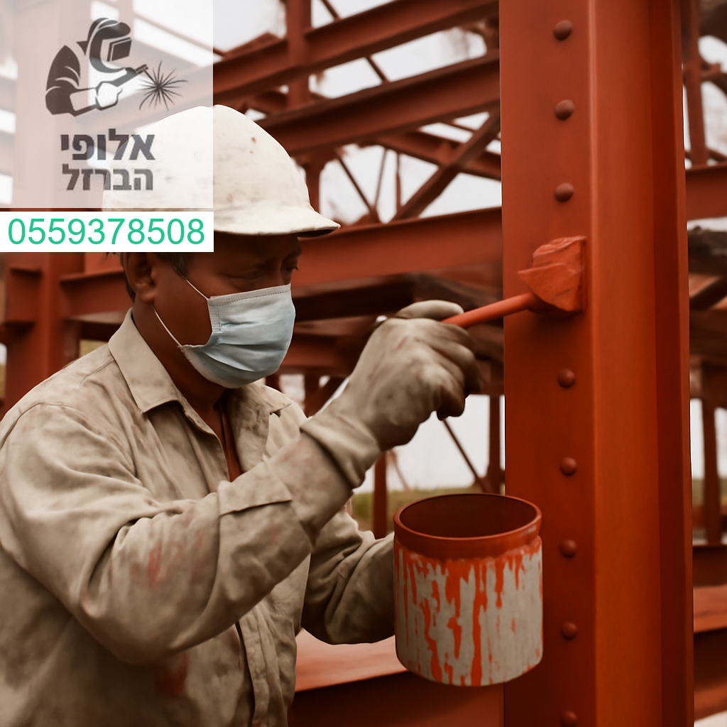 צביעה מקצועית של קונסטרוקציות ברמת גימור גבוהה והגנה מרבית מפני קורוזיה