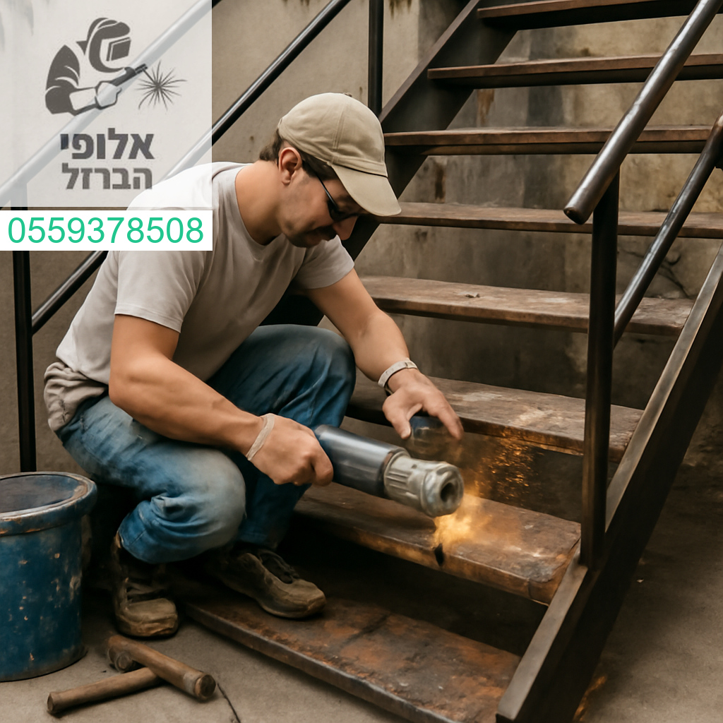 שיפוץ מדרגות ברזל ברמה הגבוהה ביותר עם גימור מדויק ועבודה מקצועית