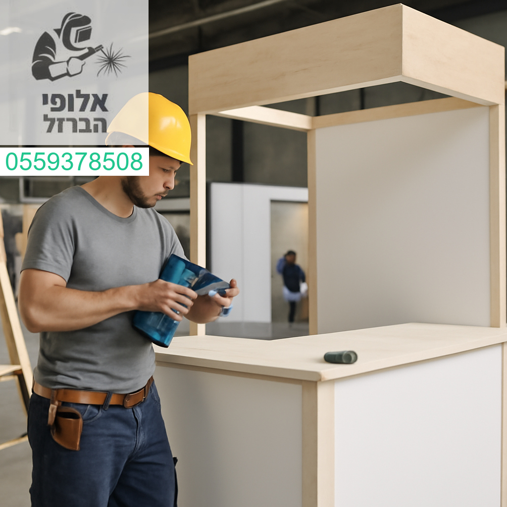 בנייה מקצועית ומדויקת של דוכן לעסק בהתאמה אישית וללא פשרות על איכות